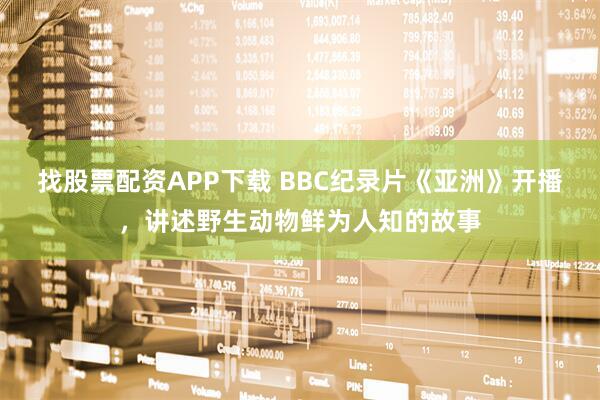 找股票配资APP下载 BBC纪录片《亚洲》开播，讲述野生动物鲜为人知的故事